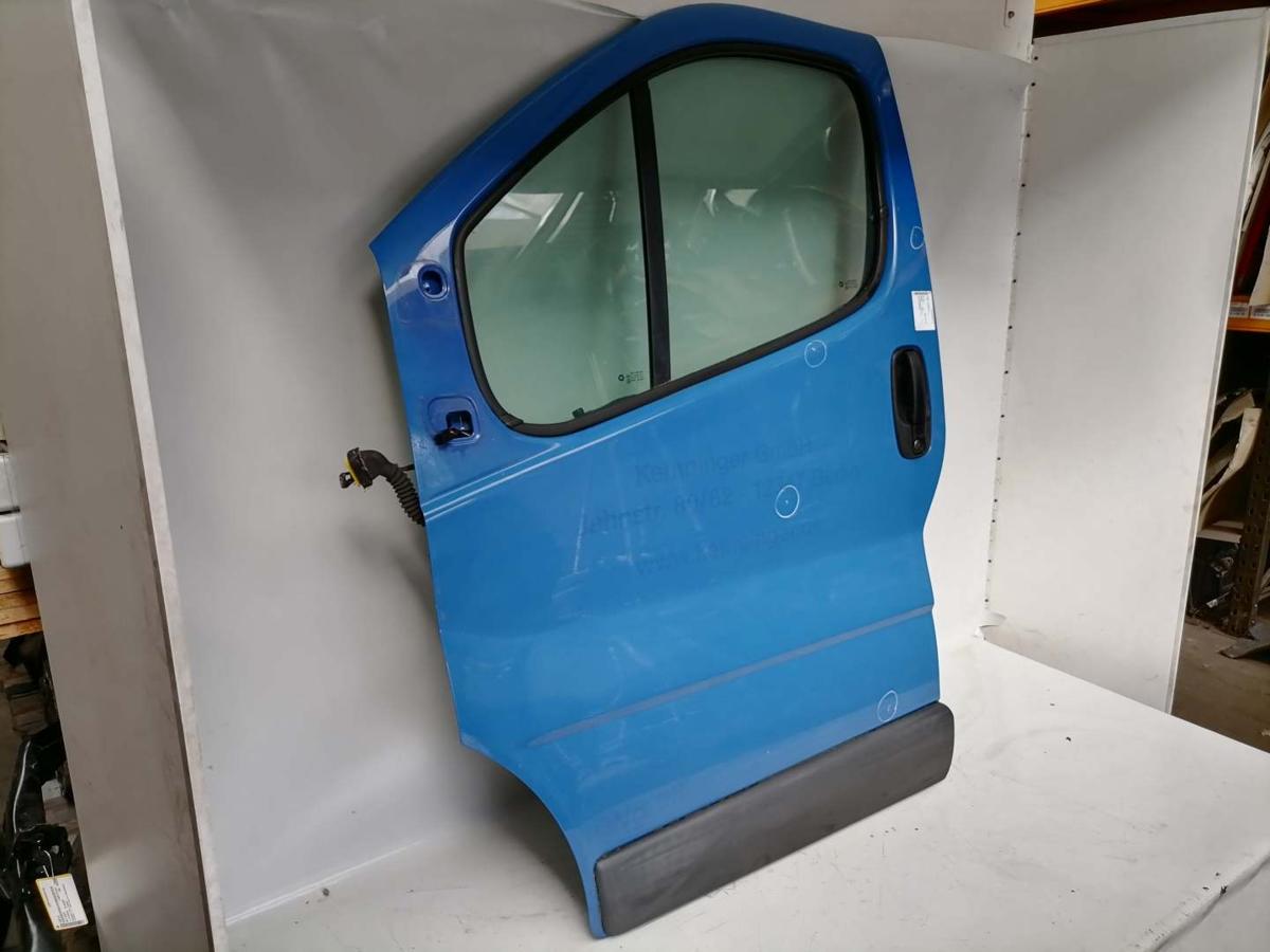 Renault Trafic 2 original Tür vorn links OV489 Blau Bj.2011